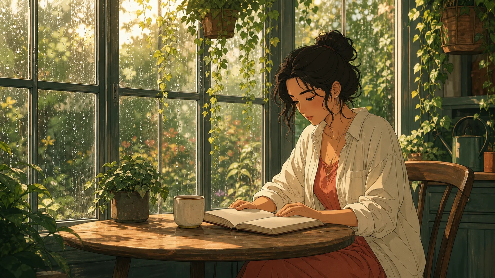 阳光温室阅读｜Sunlit Conservatory Reader