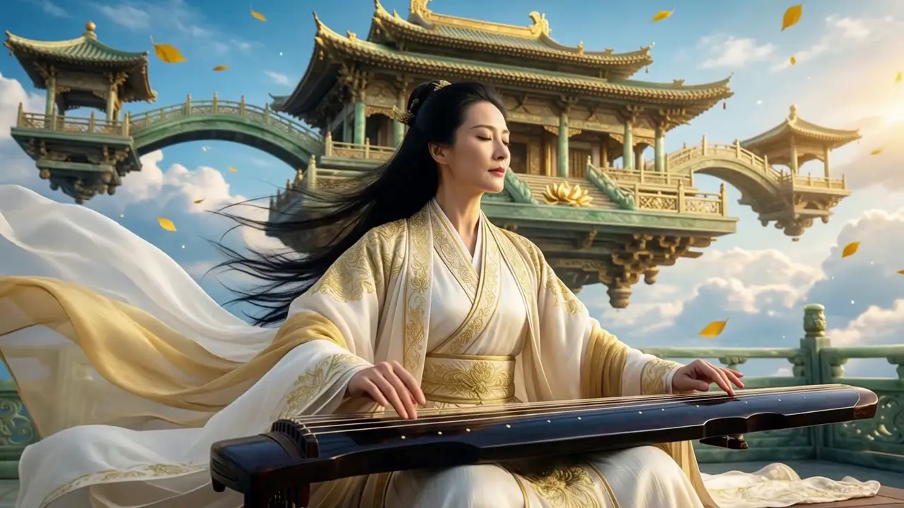 天阙琴音慢推｜Celestial Musician Slow Dolly