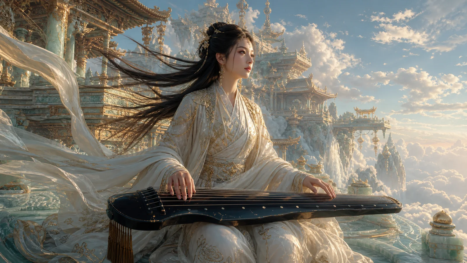 天阙琴音｜Celestial Musician in Luminous Palace