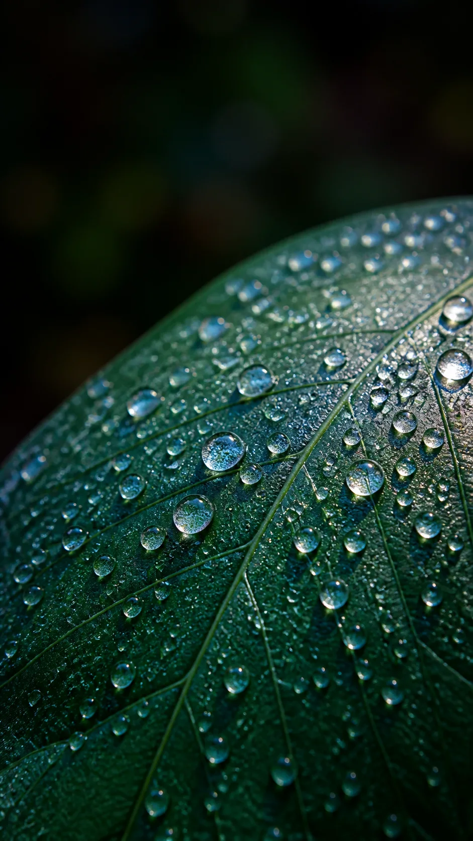 露珠叶片虹彩｜Iridescent Dew Leaf
