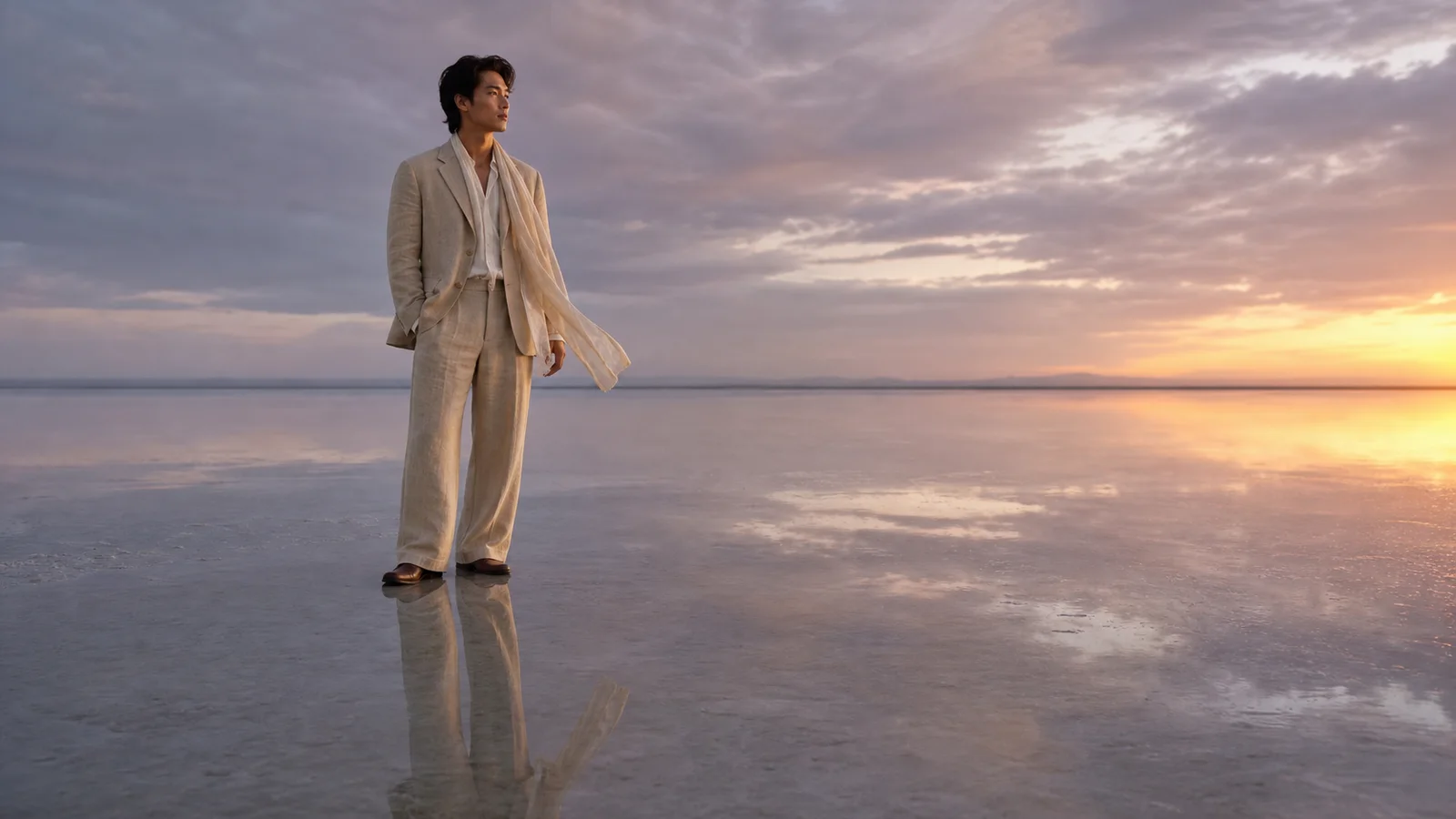 盐原亚麻肖像｜Salt Flat Linen Editorial