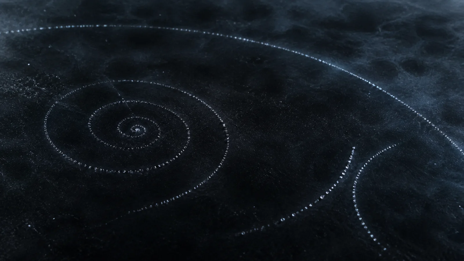 磁场中的螺旋粒子轨迹 / Magnetic-Field Spiral Particle Tracks