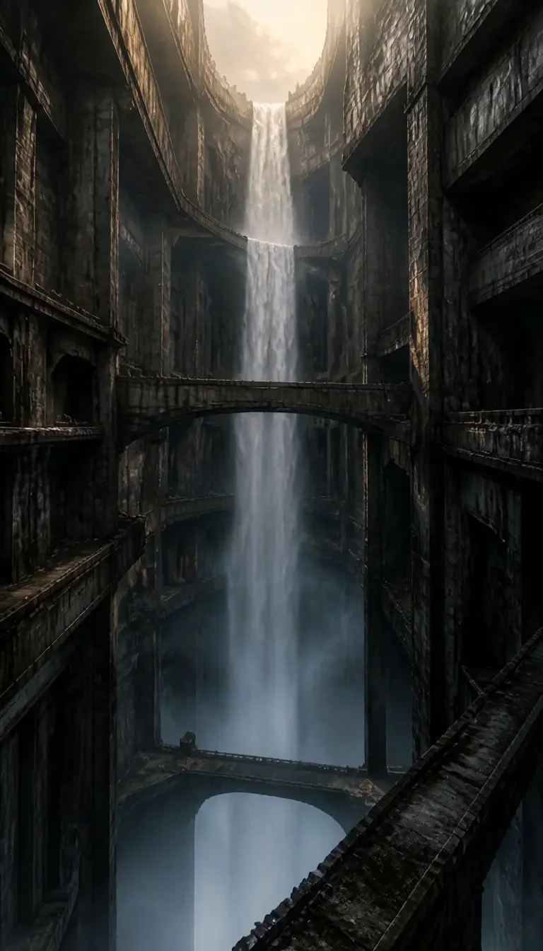 瀑布中庭｜Waterfall Atrium