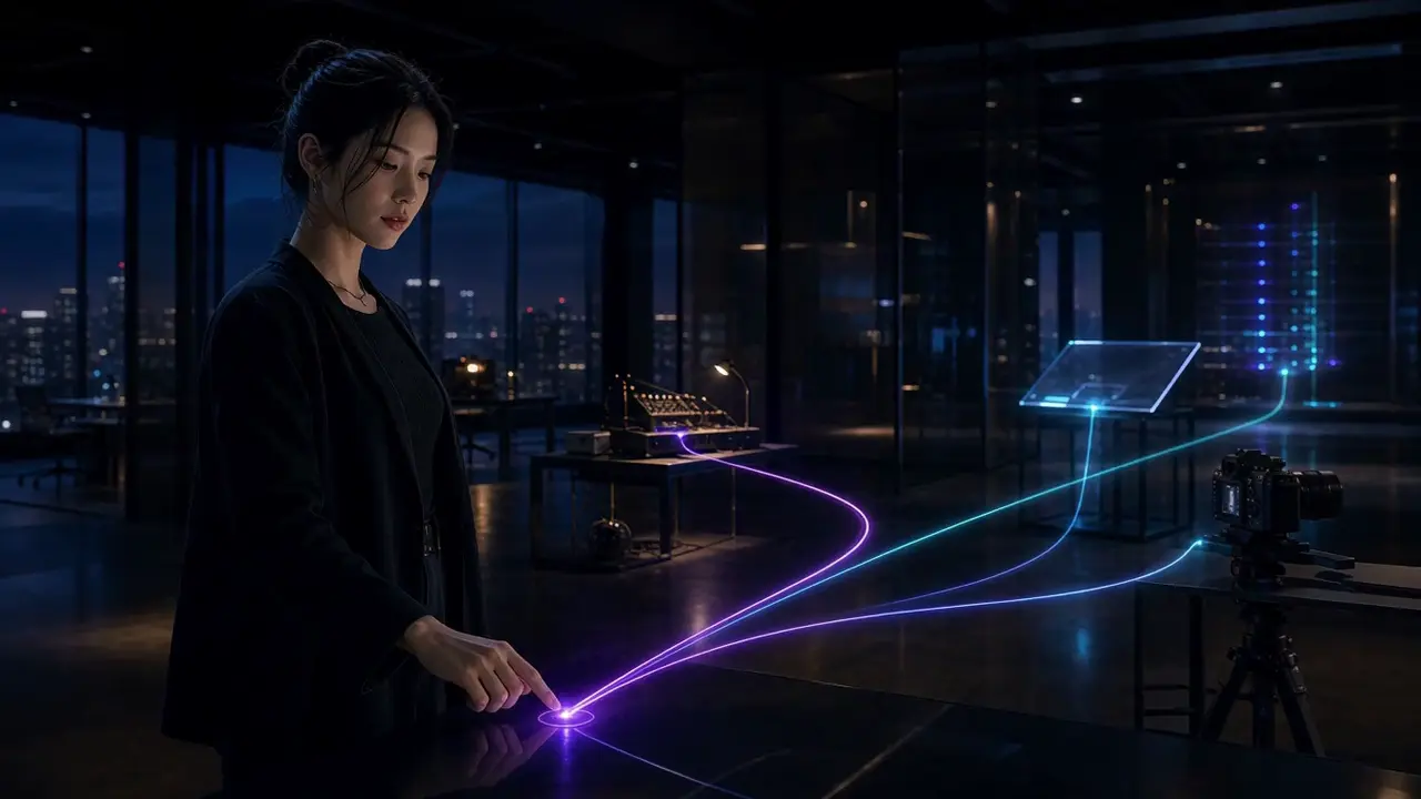 创作者唤醒算力光流 / Creator Awakens a Compute Light Flow