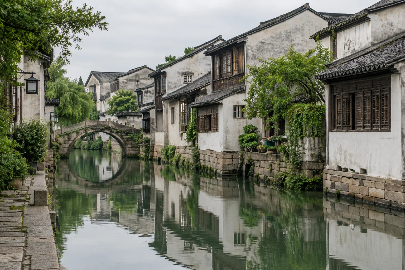 中式传统建筑｜江南水巷