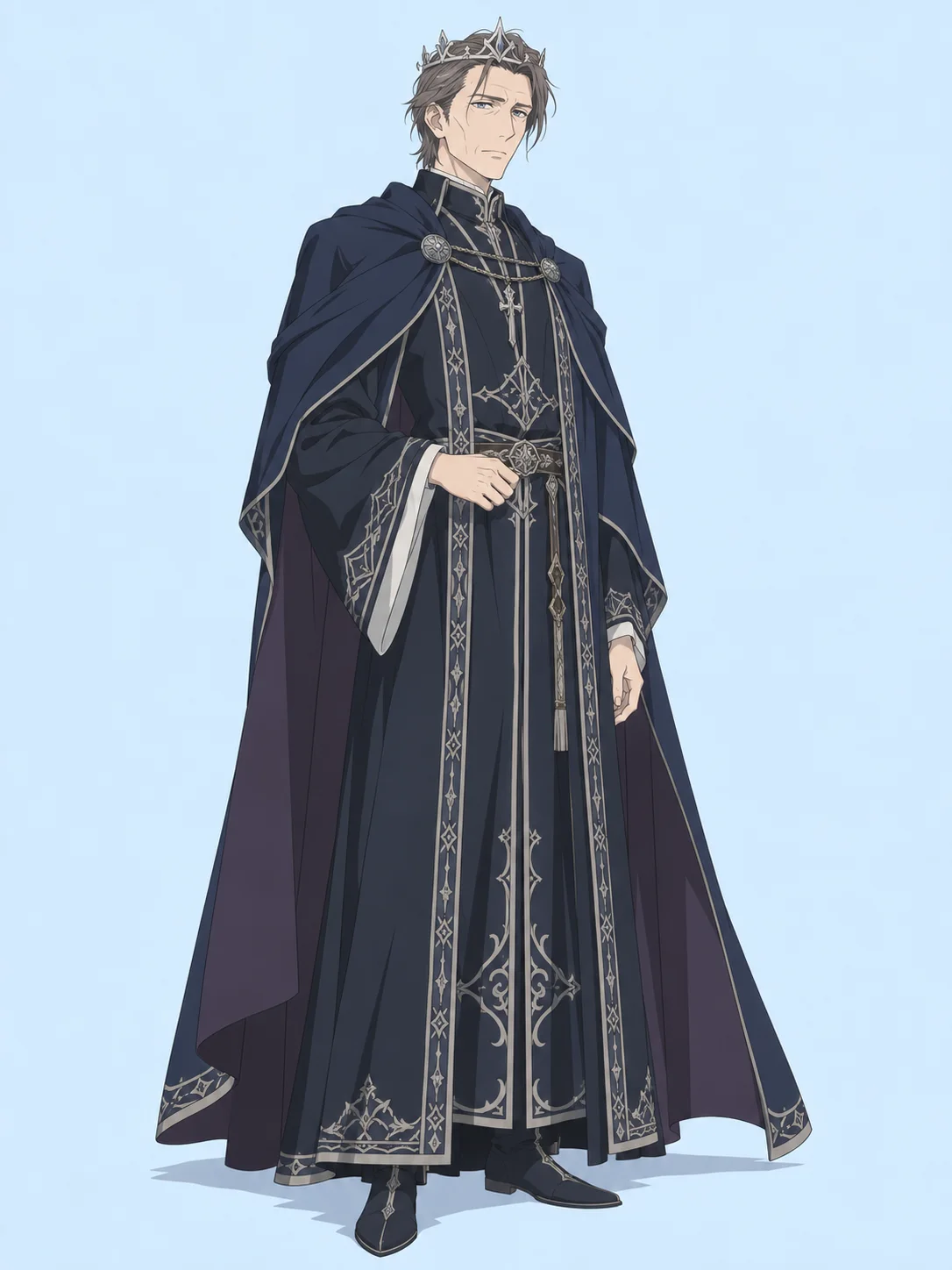 奥斯温三世｜874年·52岁·正式接见礼服