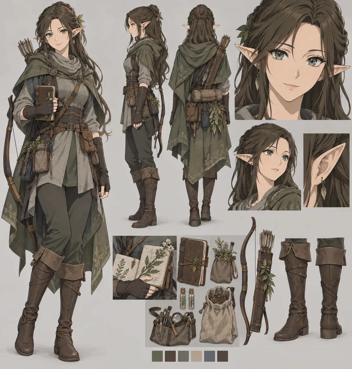 女性精灵伙伴