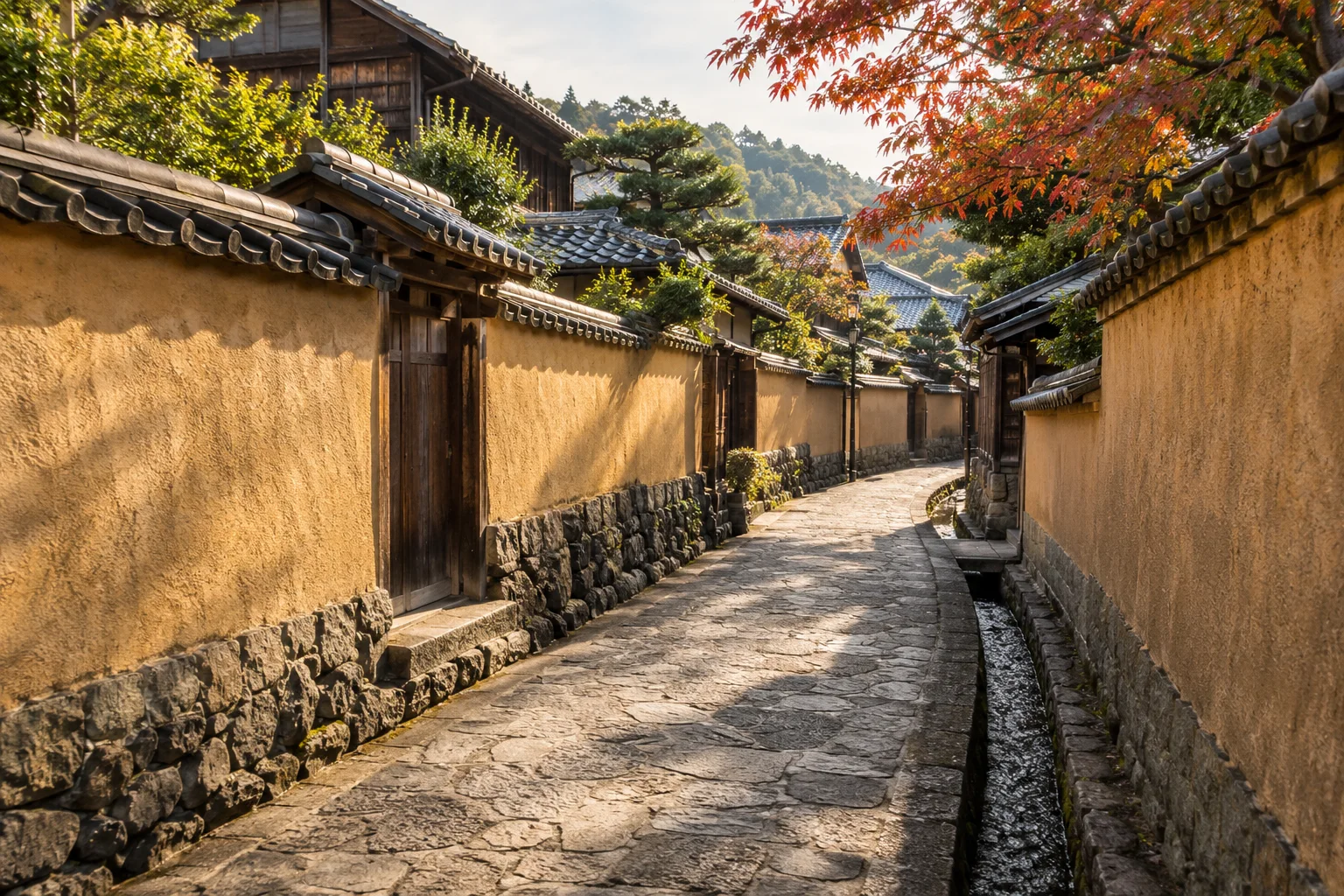 日式建筑｜京都风格土墙巷