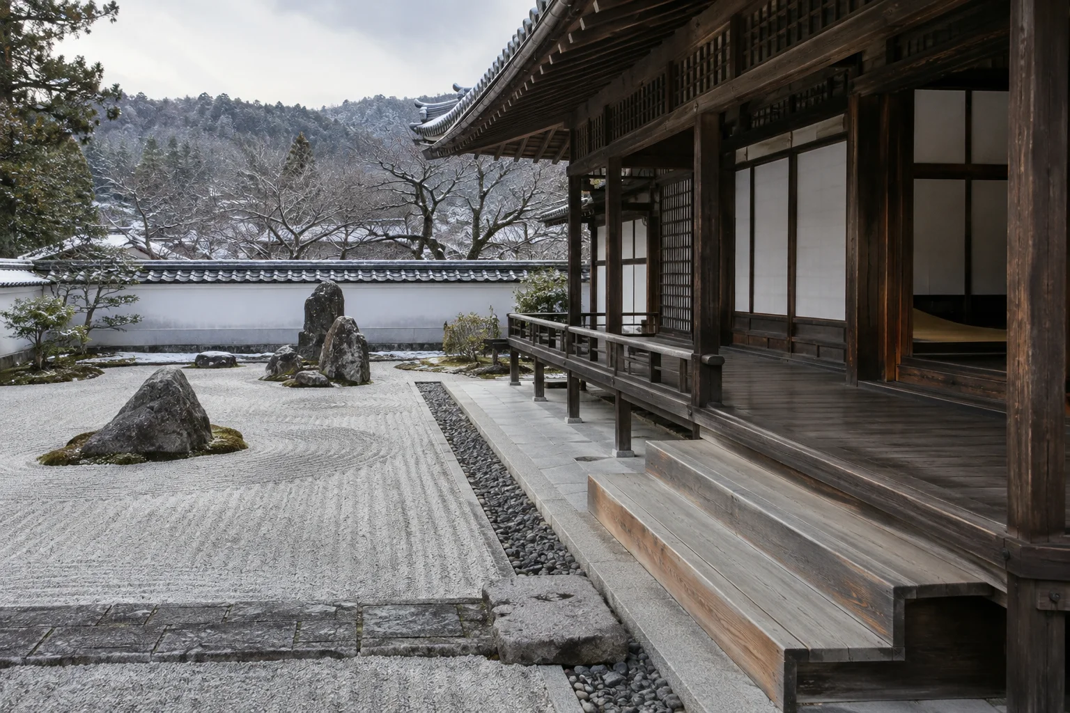 日式建筑｜枯山水寺院