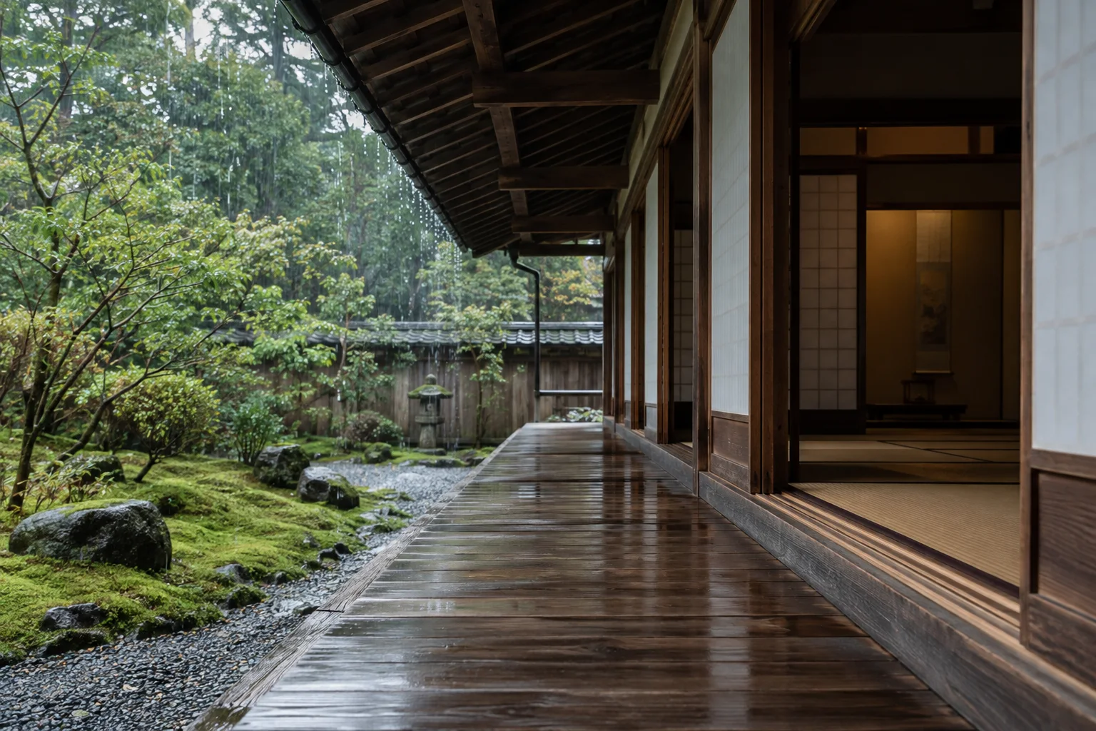 日式建筑｜缘侧与雨庭