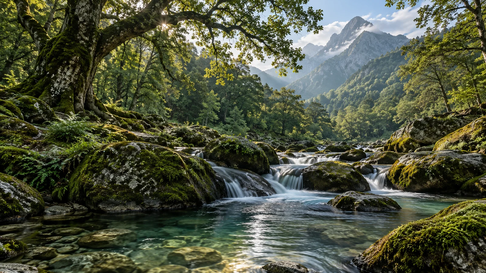 苔谷溪流